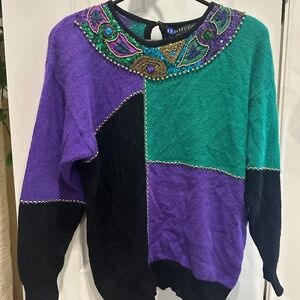80’s sparkle party top